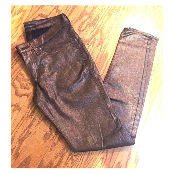Rock & Republic Denim - Rock & Republic | Bronze Metallic Jeans